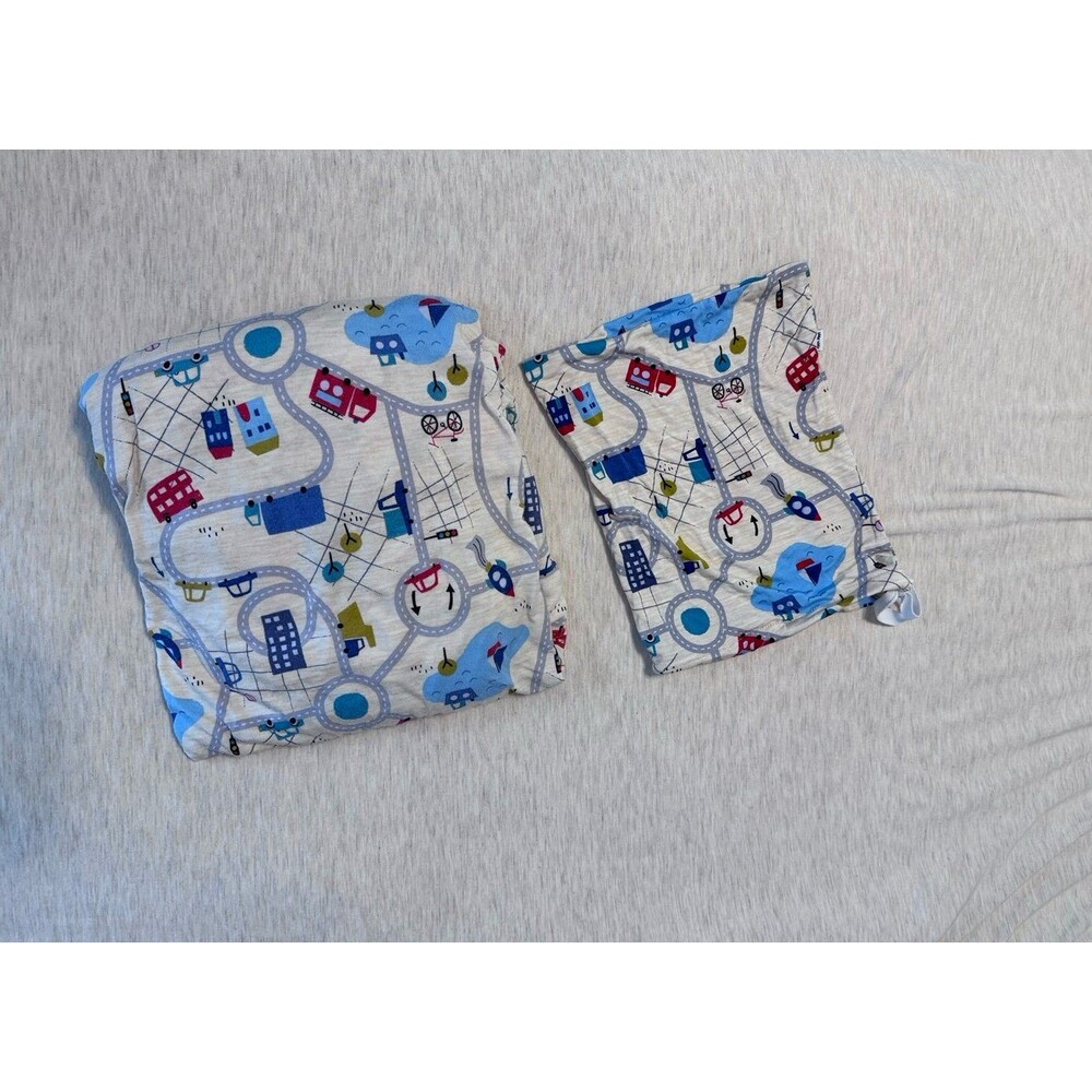 Little Sleepies crib sheet road trip